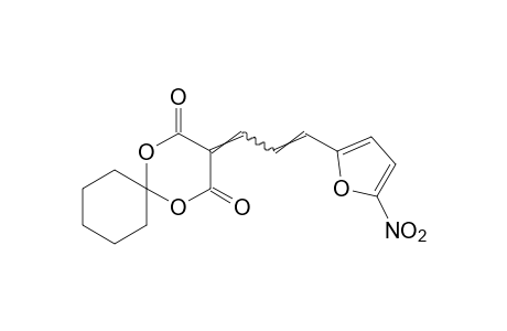 [3-(5-nitro-2-furyl)allylidene]malonic acid, cyclic cyclohexylidene ester