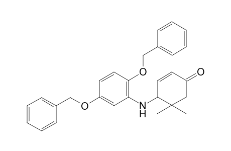 3-{[2,5-(benzyloxy)phenyl]amino}-5,5-dimetthyl-2-cyclohexen-1-one