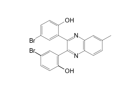 2,2'-(6-methyl-2,3-quinoxalinediyl)bis[4-bromophenol]