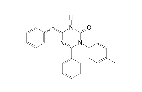 6-Benzylidene-3,6-dihydro-4-phenyl-3-p-tolyl-S-triazin-2(1H)-one