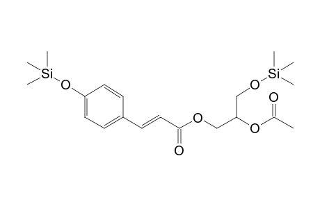 (E)-2-acetoxy-3-((trimethylsilyl)oxy)propyl 3-(4-((trimethylsilyl)oxy)phenyl)acrylate