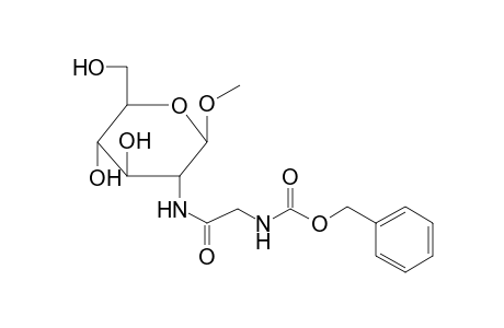 Methyl N-(N-(benzyloxycarbonyl)glycyl)-beta-d-glucosaminide