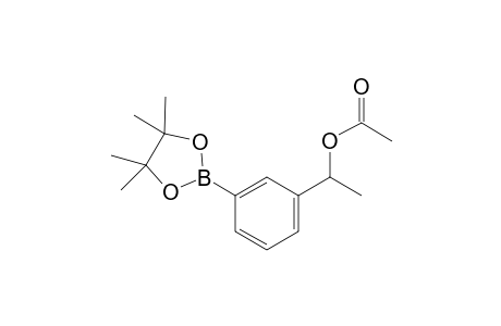1-(3-(4,4,5,5-tetramethyl-1,3,2-dioxaborolan-2-yl)phenyl)ethyl acetate