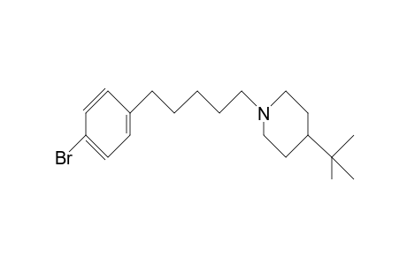 Piperidine, 1-[5-(4-bromophenyl)pentyl]-4-(1,1-dimethylethyl)-