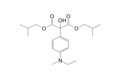 Diisobutyl 2-(4-[ethyl(methyl)amino]phenyl)-2-hydroxymalonate