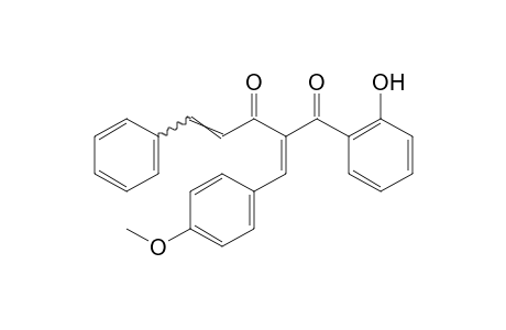 1-(o-hydroxyphenyl)-2-(p-methoxybenzylidene)-5-phenyl-4-pentene-1,3-dione