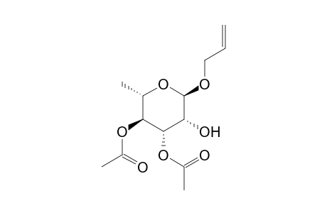 [(2S,3S,4S,5R,6R)-4-acetoxy-6-allyloxy-5-hydroxy-2-methyl-tetrahydropyran-3-yl] acetate