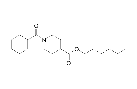 Isonipecotic acid, N-(cyclohexylcarbonyl)-, hexyl ester