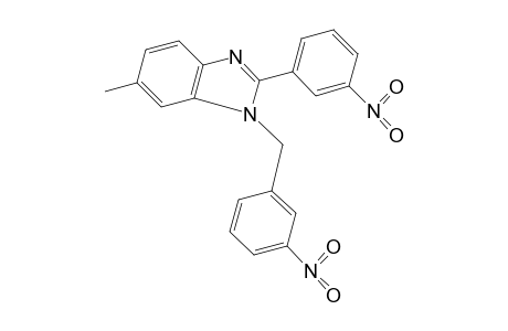 6-methyl-1-(m-nitrobenzyl)-2-(m-nitrophenyl)benzimidazole