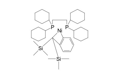 7,7-bis(trimethylsilyl)-8-{[1,2-bis(bicyclohexylphosphino)ethane]nickela}bicyclo[4.2.0]octa-1,3,5-triene