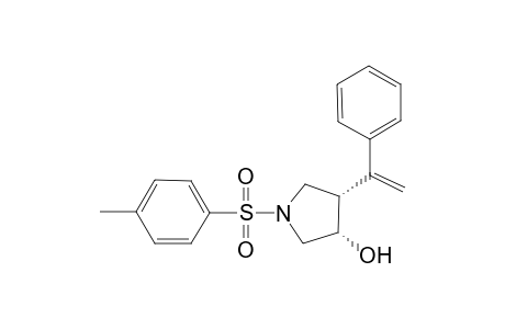 (3S, 4S)-tert-Butyl 3-hydroxy-4-(1-phenylethenyl)pyrrolidine-1-carboxylate