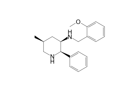 (2R,3R,5S)-N-[(2-Methoxyphenyl)methyl]-5-methyl-2-phenyl-3-piperidineamine