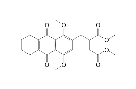 DIMETHYL-2-[(1',4'-DIMETHOXY-9',10'-DIOXO-5',6',7',8',9',10'-HEXAHYDROANTHRACEN-2'-YL)-METHYLENE]-BUTANEDIOATE