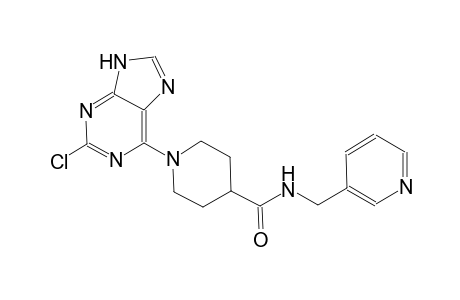 4-piperidinecarboxamide, 1-(2-chloro-9H-purin-6-yl)-N-(3-pyridinylmethyl)-