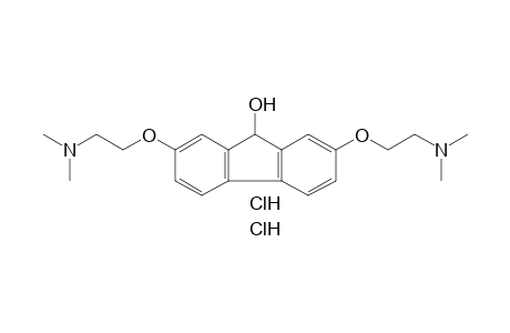 2,7-bis[2-(dimethylamino)ethoxy]fluoren-9-ol, dihydrochloride