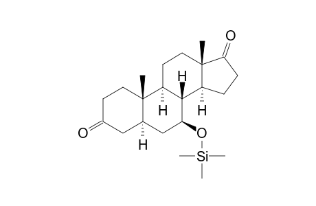 5.ALPHA.-ANDROSTAN-7.BETA.-OL-3,17-DIONE-TRIMETHYLSILYL ETHER