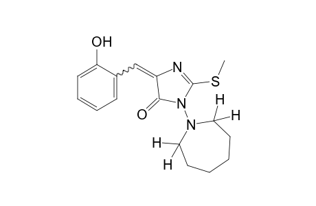 1-(hexahydro-1H-azepin-1-yl)-2-(methylthio)-4-salicylidene-2-imidazolin-5-one