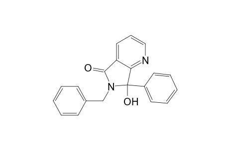 6-Benzyl-6,7-dihydro-7-hydroxy-7-phenyl-pyrrolo(3,4-B)pyridin-5-one