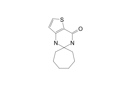 5,5-HEXAMETHYLENE-4,5,6,7-TETRAHYDROTHIENO-[2,3-E]-PYRIMIDIN-7-ONE