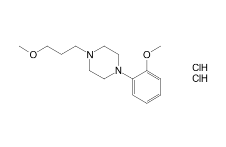 1-(o-methoxyphenyl)-4-(3-methoxypropyl)piperazine, dihydrochloride