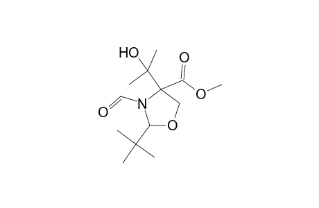 Methyl 2-tert-butyl-3-formyl-4-(1-hydroxy-1-methylethyl)-1,3-oxazolidine-4-carboxylate