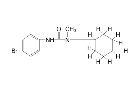 3-(p-bromophenyl)-1-cyclohexyl-1-methylurea