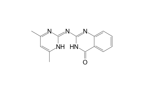 2-[(4,6-dimethyl-2-pyrimidinyl)amino]-4(3H)-quinazolinone