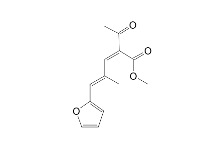 Z-ALPHA-ACETYL-GAMMA-METHYL-DELTA-(2-FURYL)-BUTADIENECARBOXYLIC_ACID_METHYLESTER