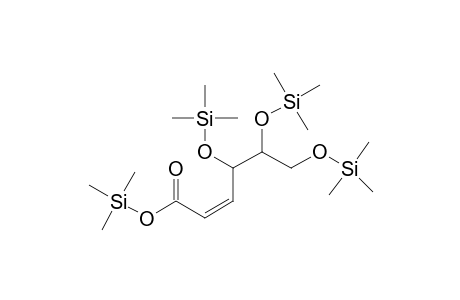 4,5,6-Tri(hydroxy)hex-2-enoic acid tetra(trimethylsilyl) dev