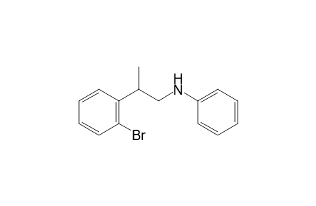 N-(2-(2-Bromophenyl)propyl)aniline