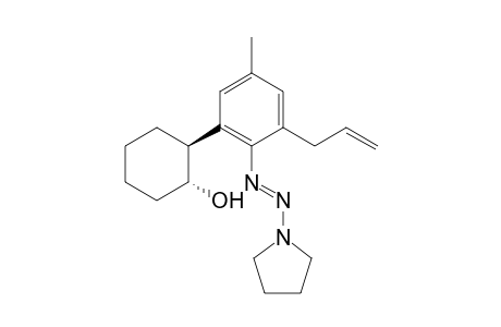 trans-2-{3-Allyl-5-methyl-2-[(E)-pyrrolidin-1-yldiazenyl]phenyl} cyclohexanol