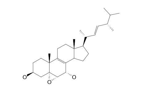 22E,24R-5-ALPHA,6-ALPHA-EPOXYERGOSTA-8,22-DIENE-3-BETA,7-ALPHA-DIOL