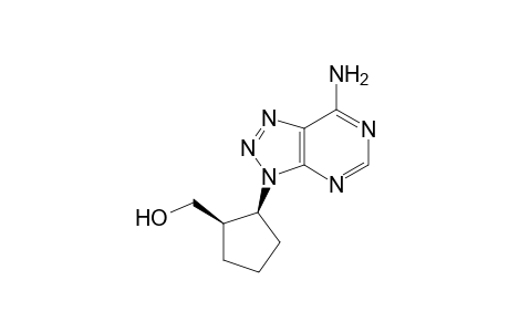 CIS-9-(2-HYDROXYMETHYLCYCLOPENTYL)-6-AMINO-8-AZAPURINE