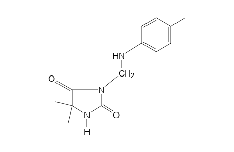5,5-dimethyl-3-(p-toluidinomethyl)hydantoin