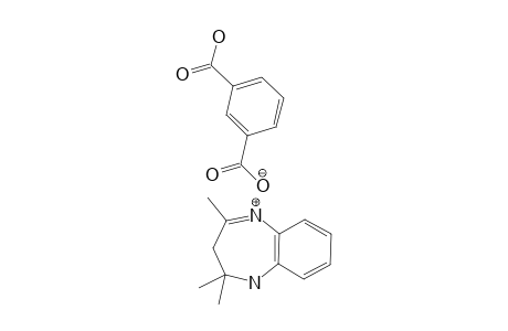 2,2,4-TRIMETHYL-2,3-DIHYDRO-1H-1,5-BENZODIAZEPIN-5-IUM-ISOPHTHALATE