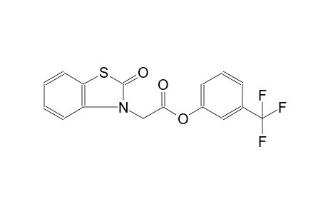 3-(trifluoromethyl)phenyl (2-oxo-1,3-benzothiazol-3(2H)-yl)acetate