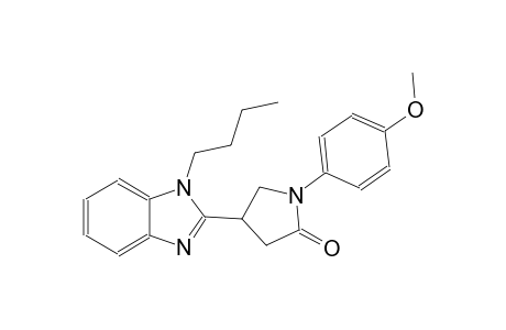 4-(1-butyl-1H-benzimidazol-2-yl)-1-(4-methoxyphenyl)-2-pyrrolidinone