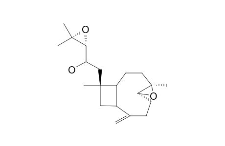 4,5 14,15-Diepoxyxeniaphyll-8(19)-en-13-ol