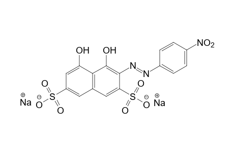 4,5-DIHYDROXY-3-[(p-NITROPHENYL)AZO]-2,7-NAPHTHALENEDISULFONIC ACID, DISODIUM SALT