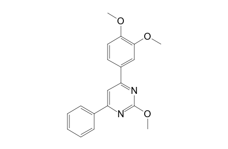 4-(3,4-Dimethoxyphenyl)-2-methoxy-6-phenylpyrimidine