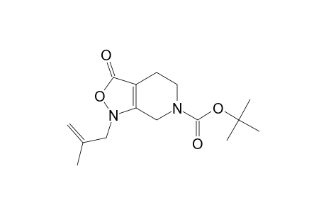 3-keto-1-(2-methylprop-2-enyl)-5,7-dihydro-4H-isoxazolo[3,4-c]pyridine-6-carboxylic acid tert-butyl ester