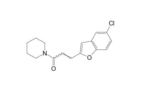 1-[3-(5-chloro-2-benzofuranyl)acryloyl]piperidine