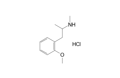 N,alpha-dimethyl-o-methoxyphenethylamine, hydrochloride