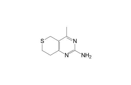 2-amino-7,8-dihydro-4-methyl-5H-thiopyrano[4,3-d]pyrimidine