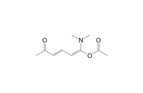 1-(Dimethylamino)-5-oxohexa-1,3-dienyl acetate