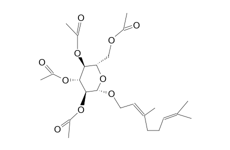 GERANYL beta-D-GLUCOPYRANOSIDE TETRAACETATE