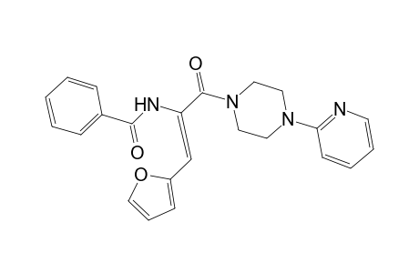 N-((Z)-2-(2-furyl)-1-{[4-(2-pyridinyl)-1-piperazinyl]carbonyl}ethenyl)benzamide