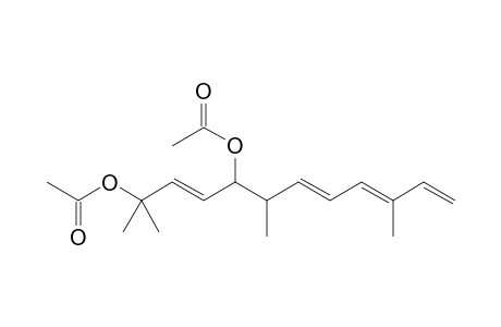 (3E,5E,9E)-8,11-DIACETOXY-3,7,11-TRIMETHYLDODECA-1,3,5,9-TETRAENE