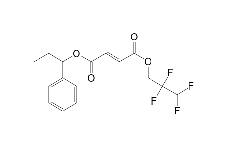 Fumaric acid, 1-phenylprop-1-yl 2,2,3,3-tetrafluoropropyl ester