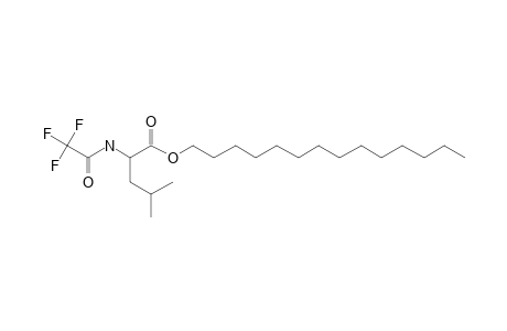 L-Leucine, N-(trifluoroacetyl)-, tetradecyl ester